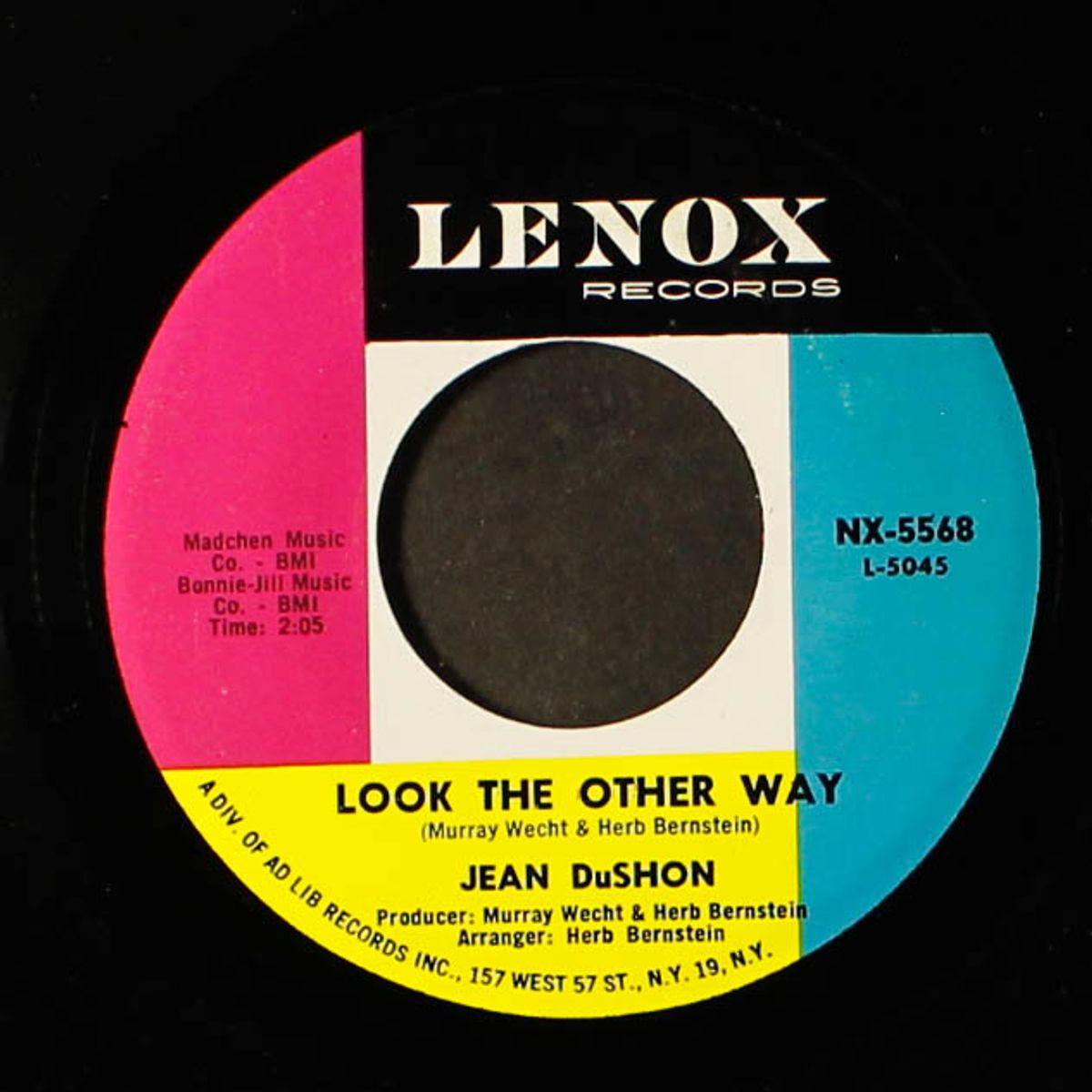 it won't stop hurtin' me / look the other way by JEAN DUSHON