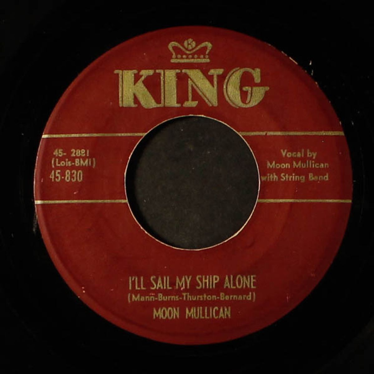 i'll sail my ship alone / moon's tune by MOON MULLICAN