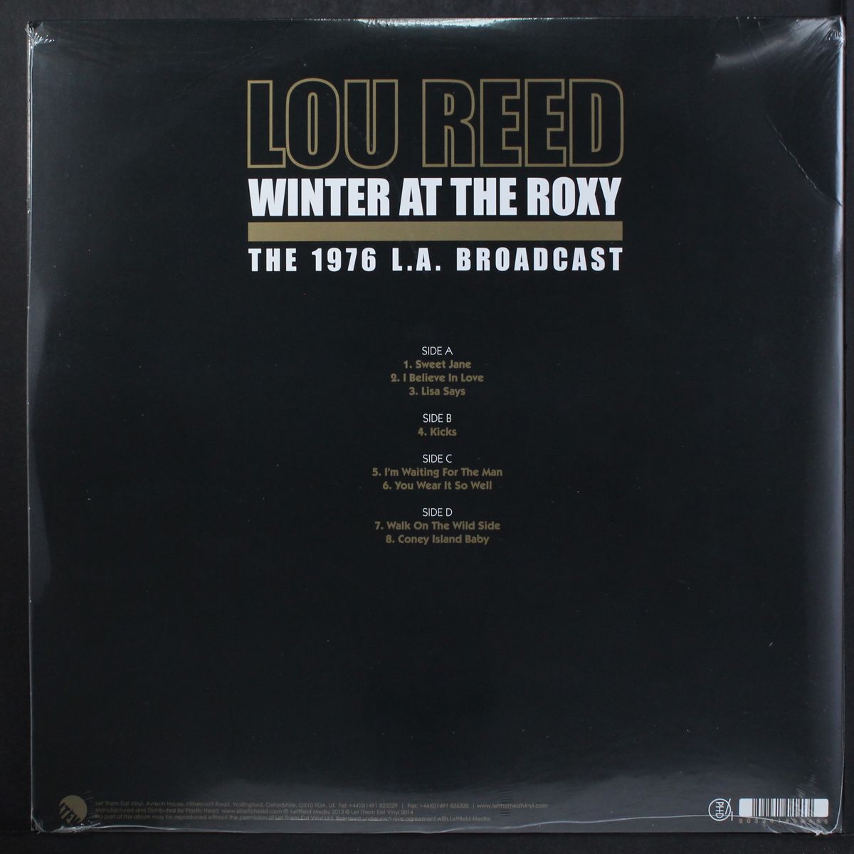 winter at the roxy: the 1976 l.a. broadcast by LOU REED