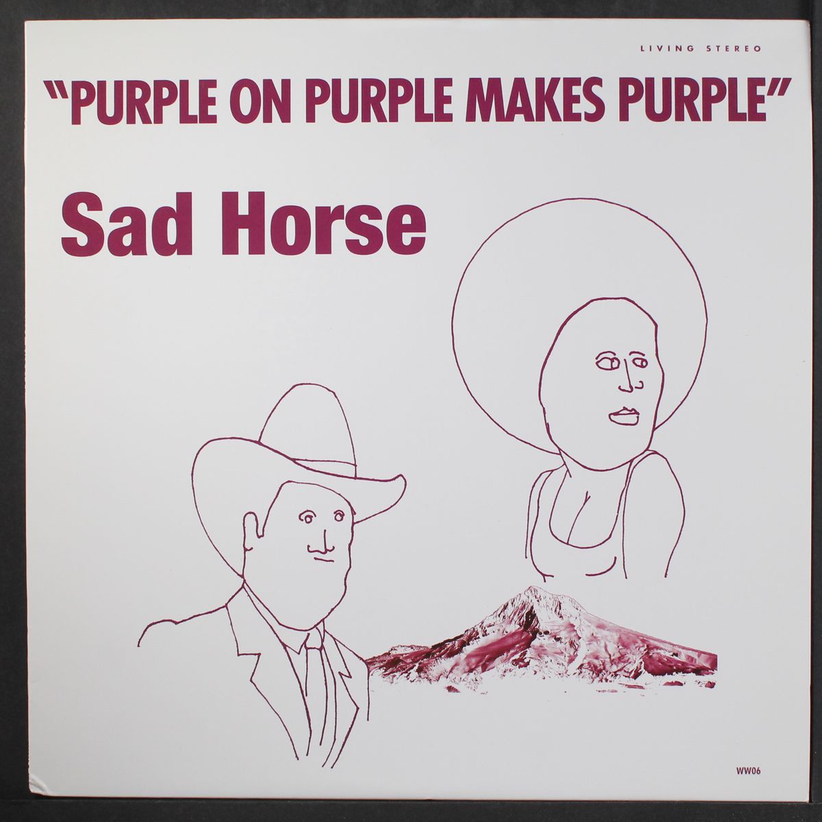 purple on purple makes purple by SAD HORSE