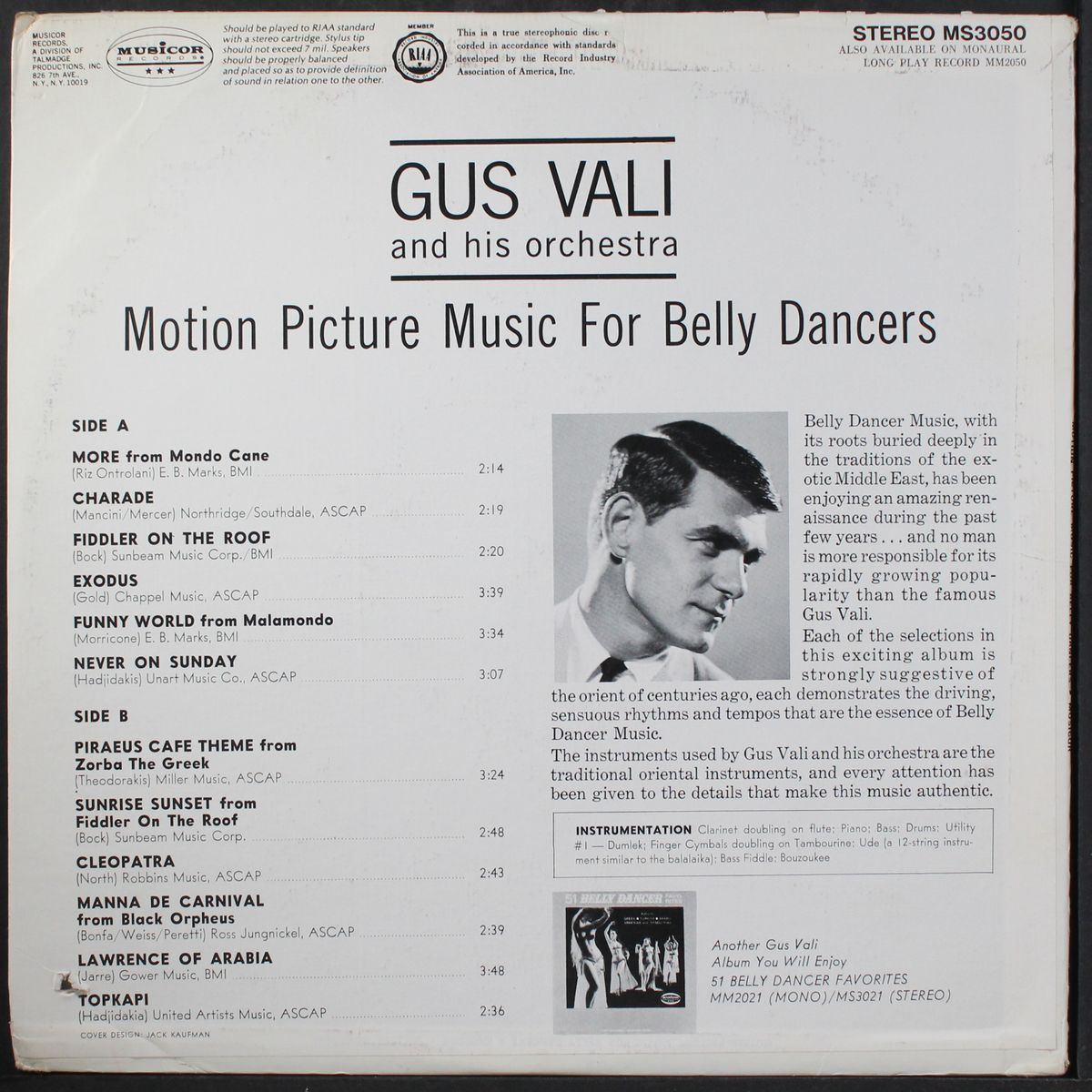music for belly dancers by GUS VALI