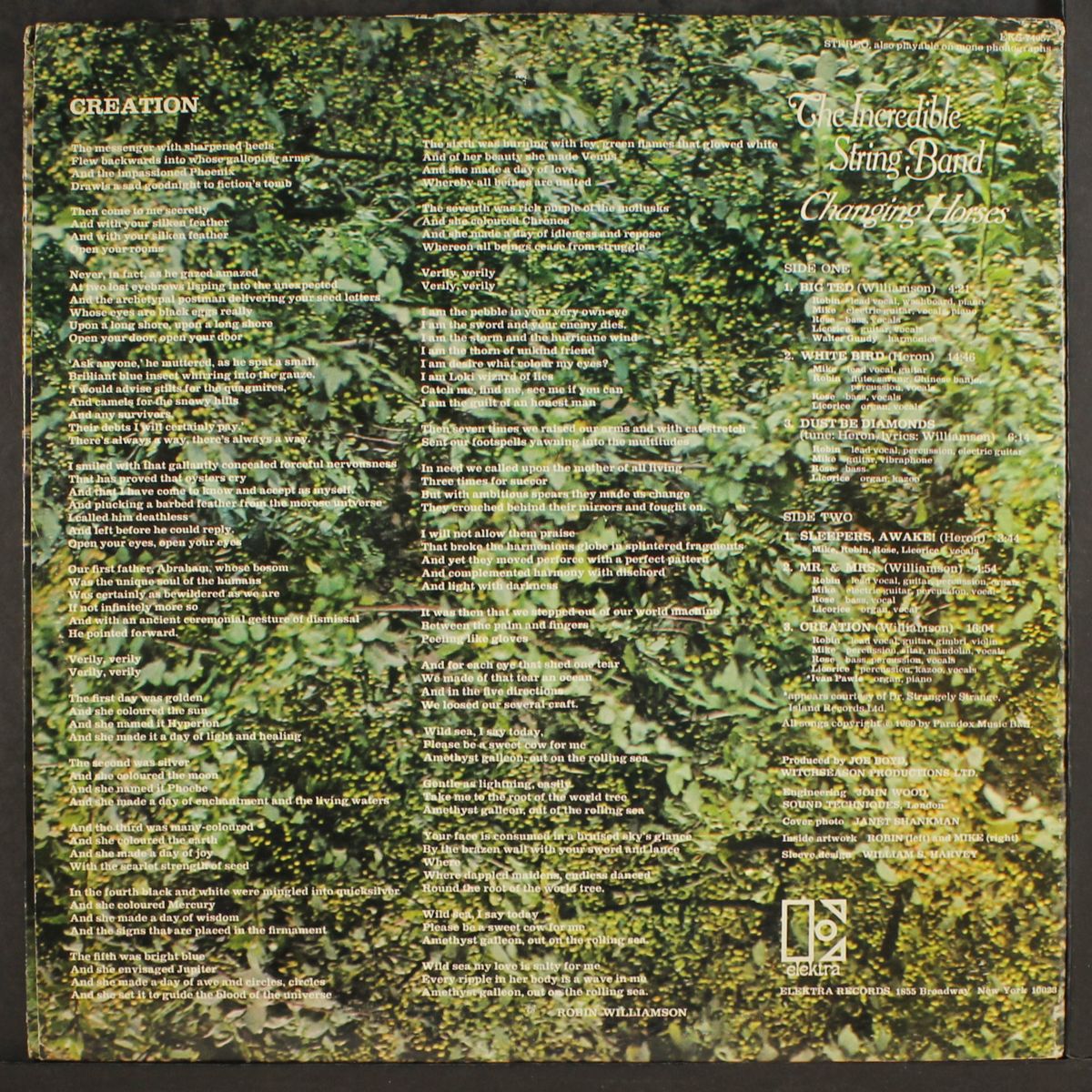 changing horses by INCREDIBLE STRING BAND