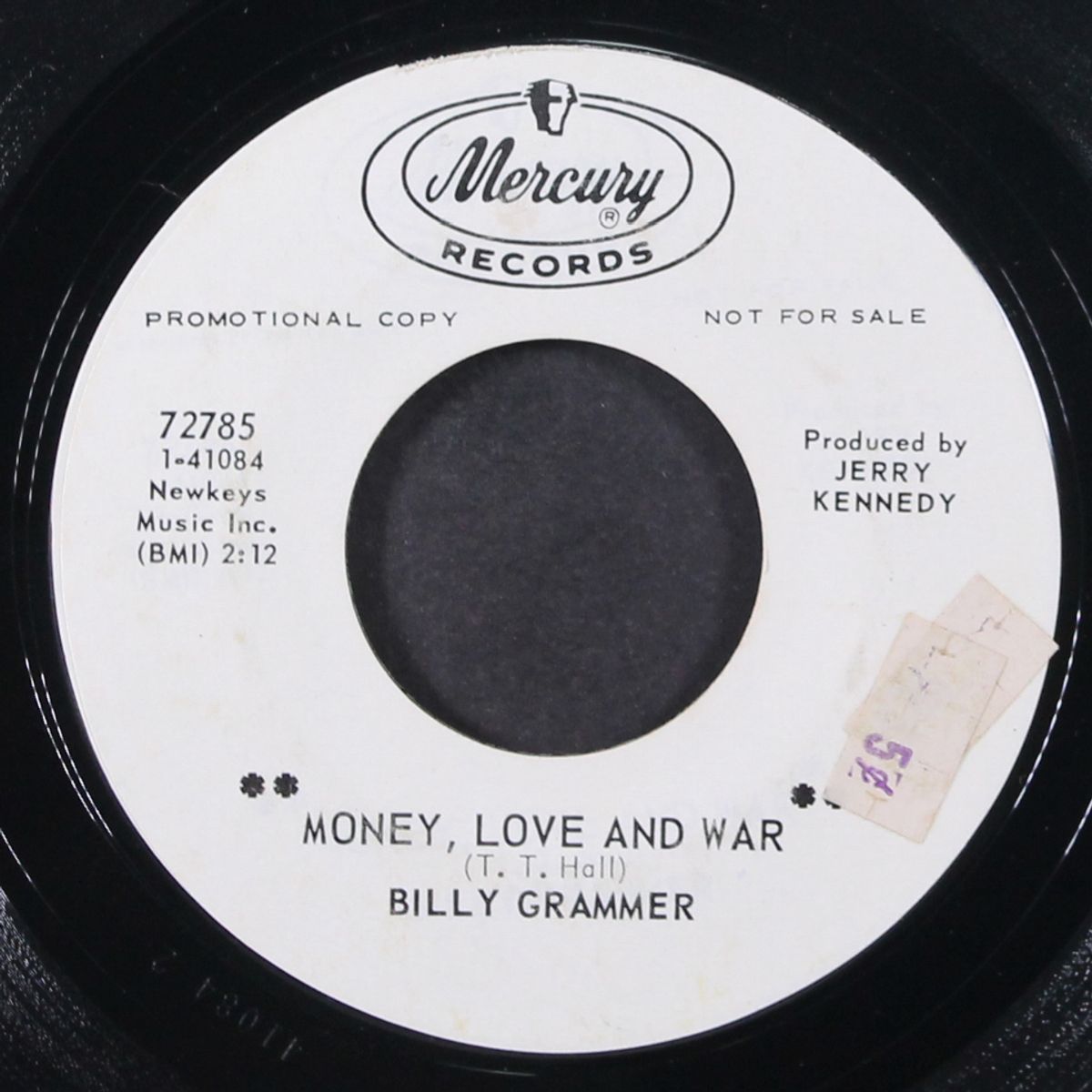 money, love and war / the last of my future by BILLY GRAMMER