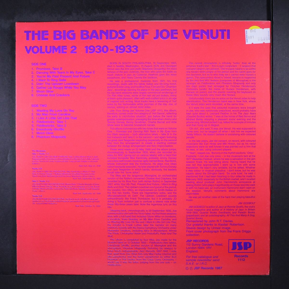 big bands vol. 2 by JOE VENUTI