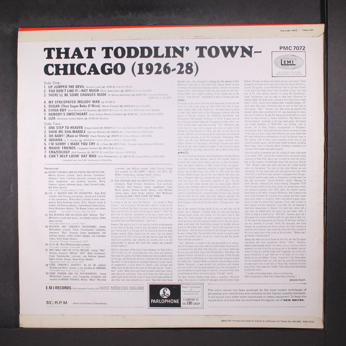 that toddlin' town, chicago (1926-28) by VARIOUS