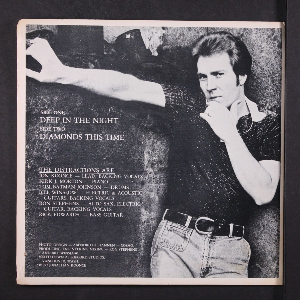deep in the night / diamonds this time by JOHNNY AND THE DISTRACTIONS