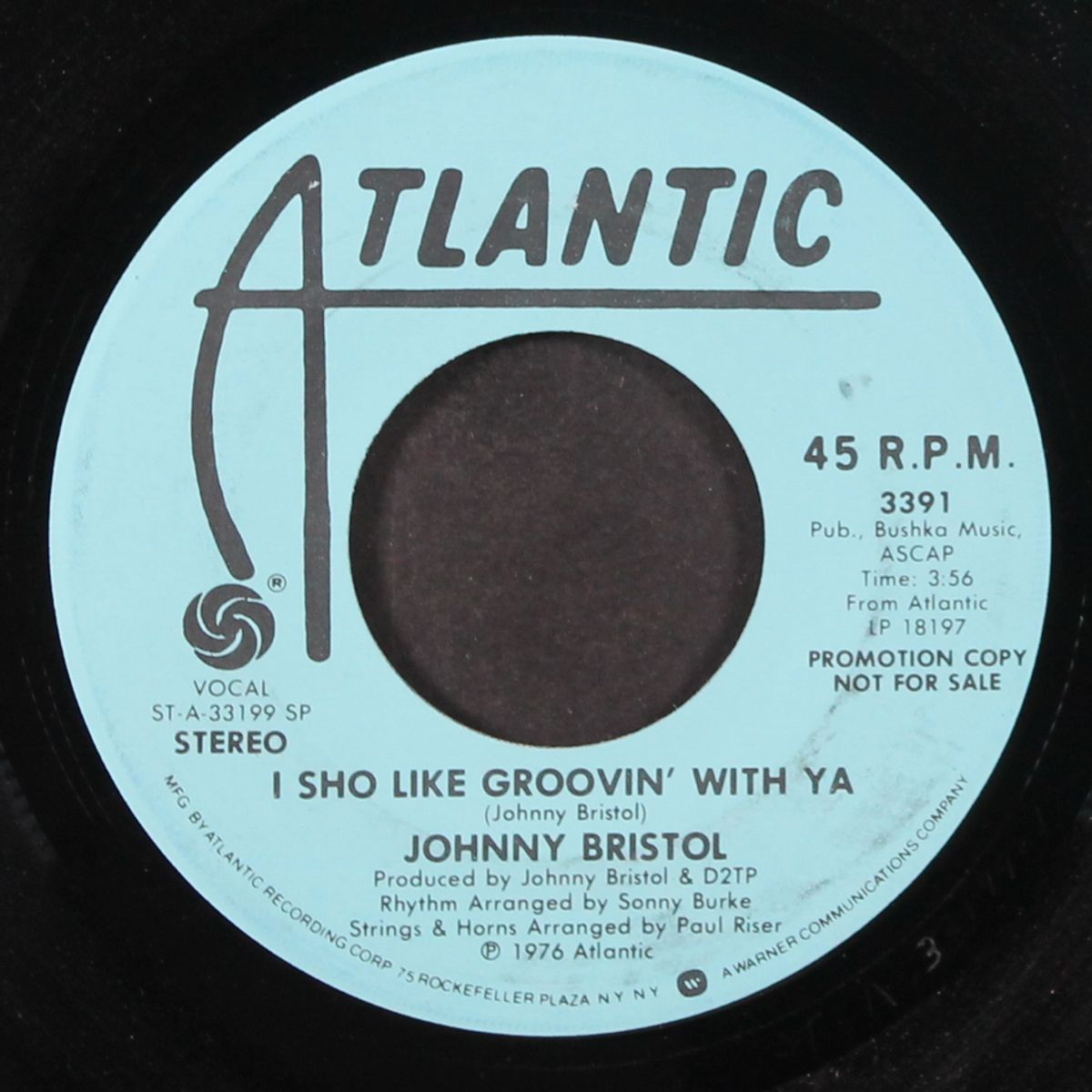 i sho like groovin' with ya / same by JOHNNY BRISTOL