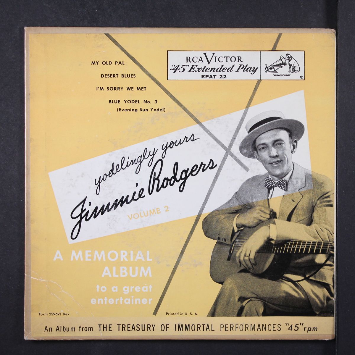 yodelingly yours, vol. 2 by JIMMIE RODGERS