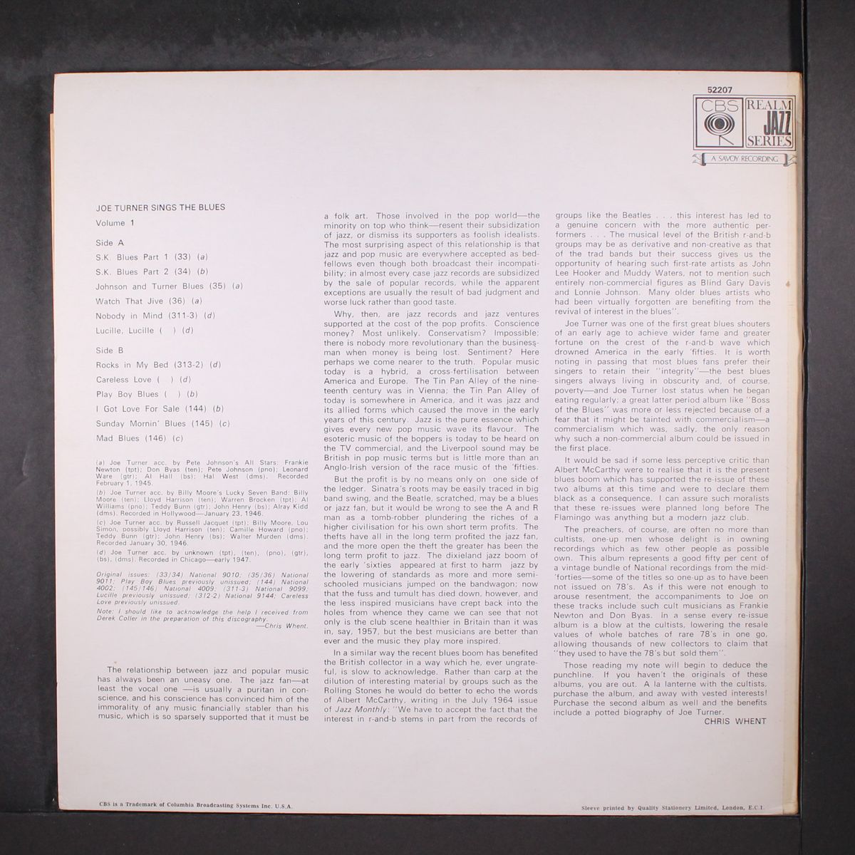 joe turner sings the blues, vol. 1 by JOE TURNER