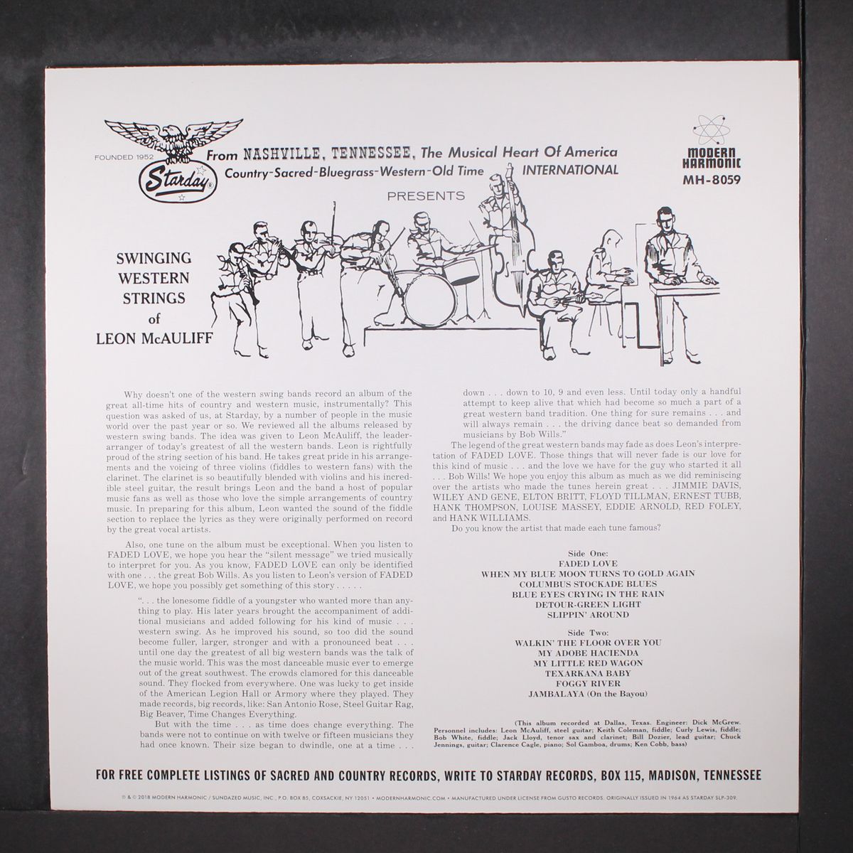 swingin' western strings of by LEON MCAULIFF
