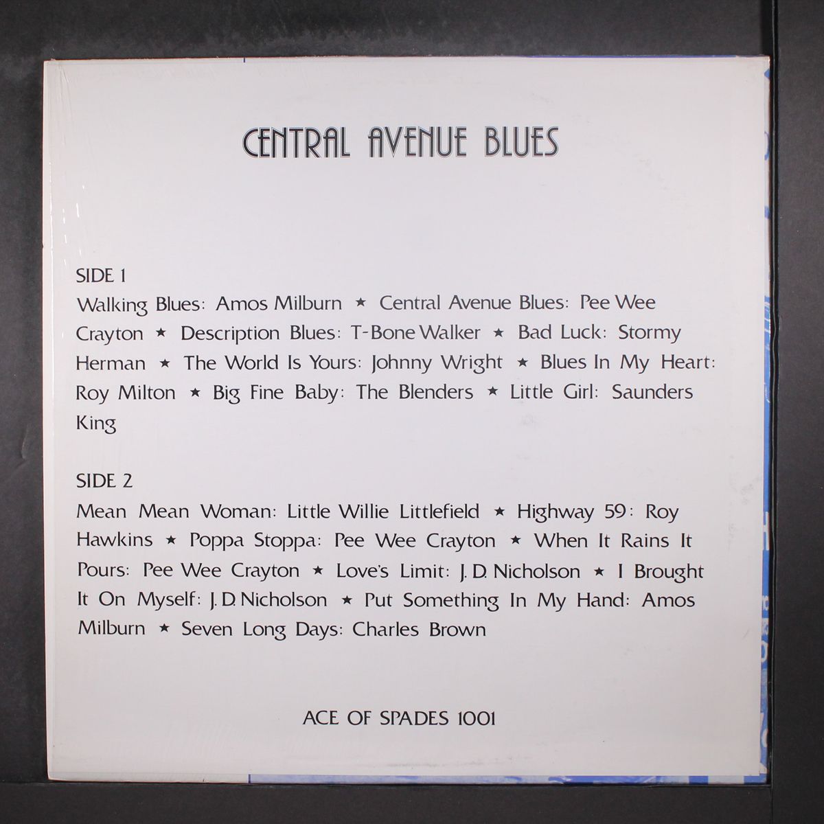 central avenue blues by VARIOUS