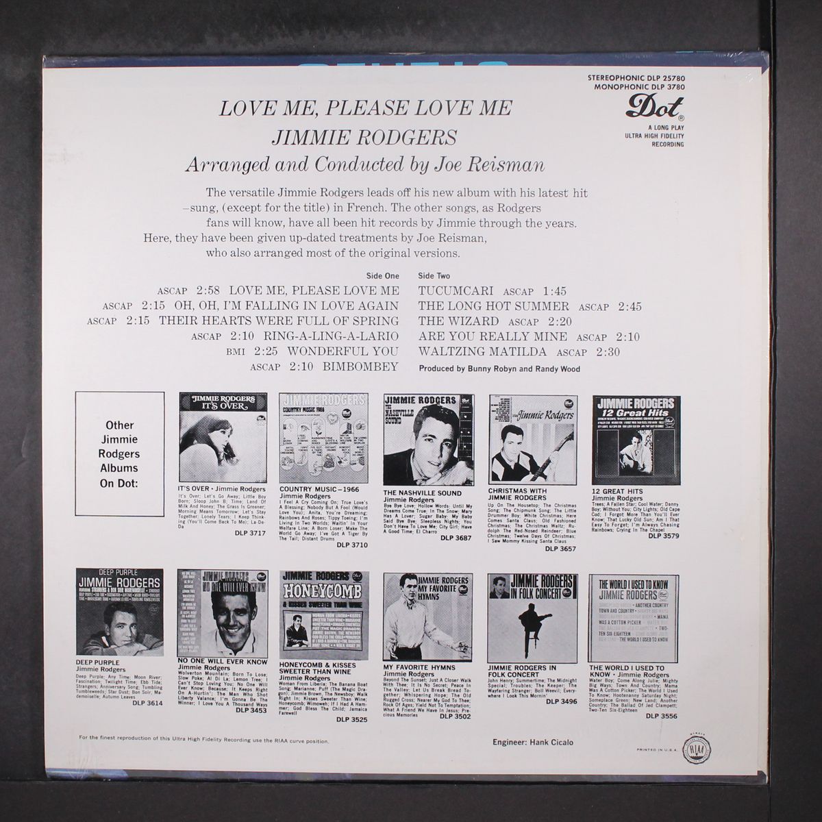 love me, please love me by JIMMIE RODGERS