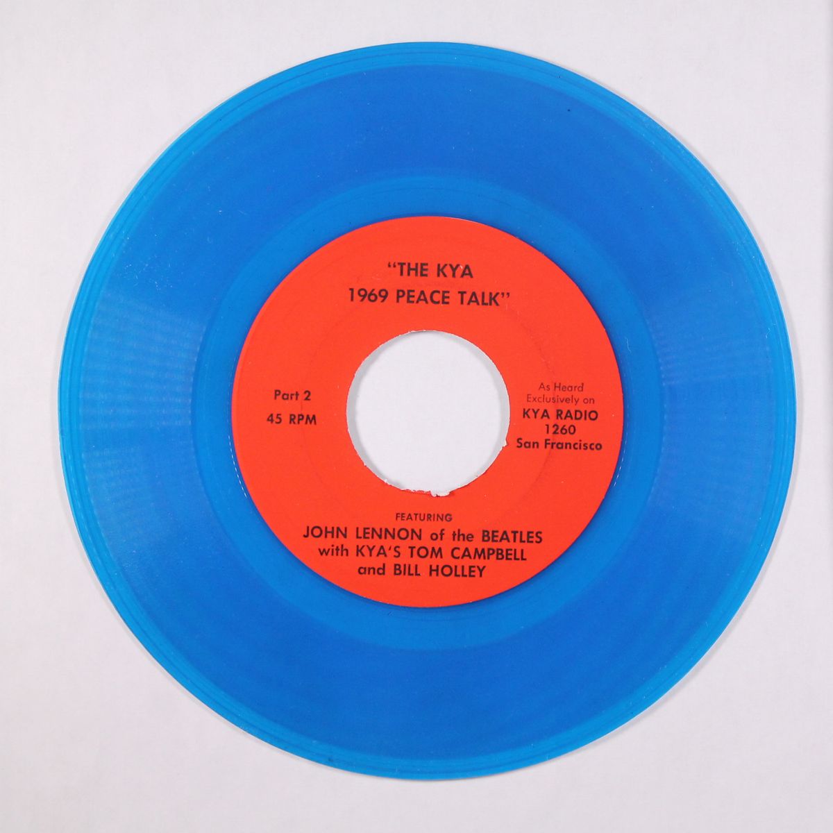 the kya 1969 peace talk by JOHN LENNON