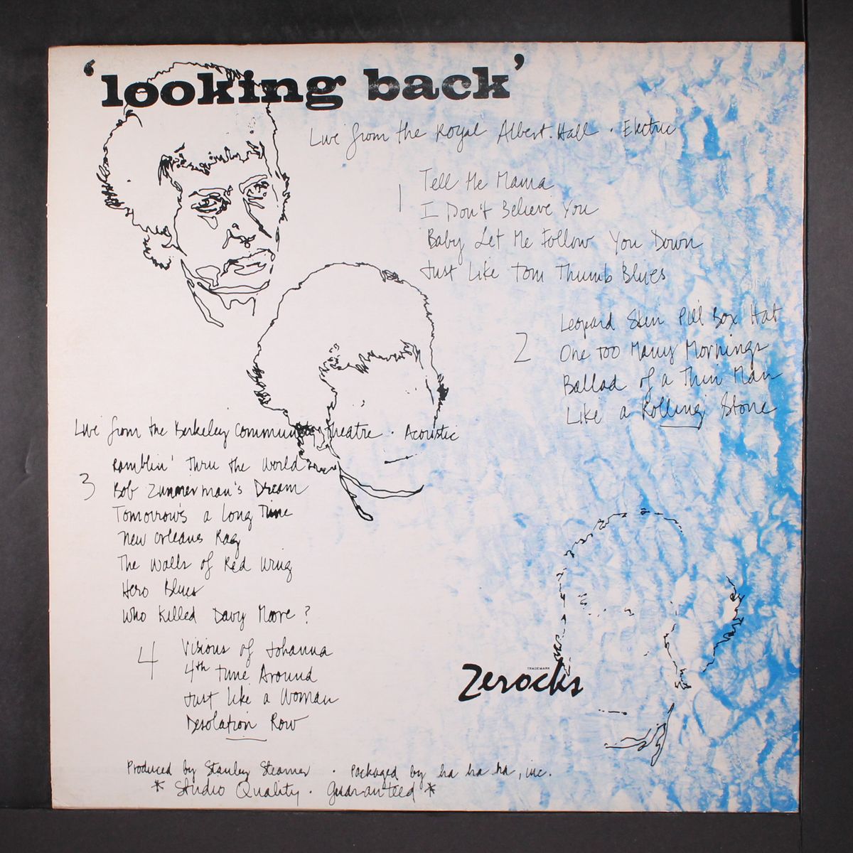 zimmerman: looking back by BOB DYLAN