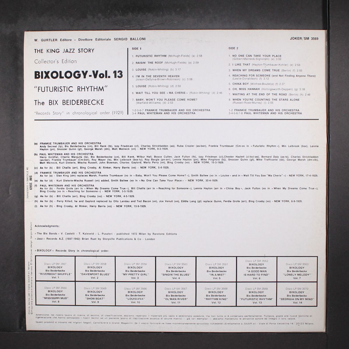 bixology, vol. 13 by BIX BEIDERBECKE