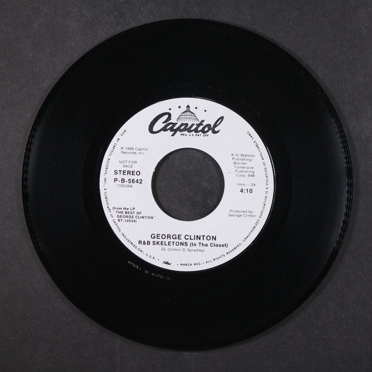 r&b skeletons (in the closet) / same by GEORGE CLINTON