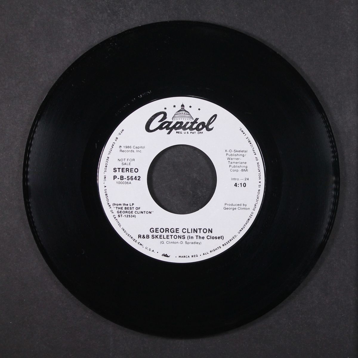 r&b skeletons (in the closet) / same by GEORGE CLINTON