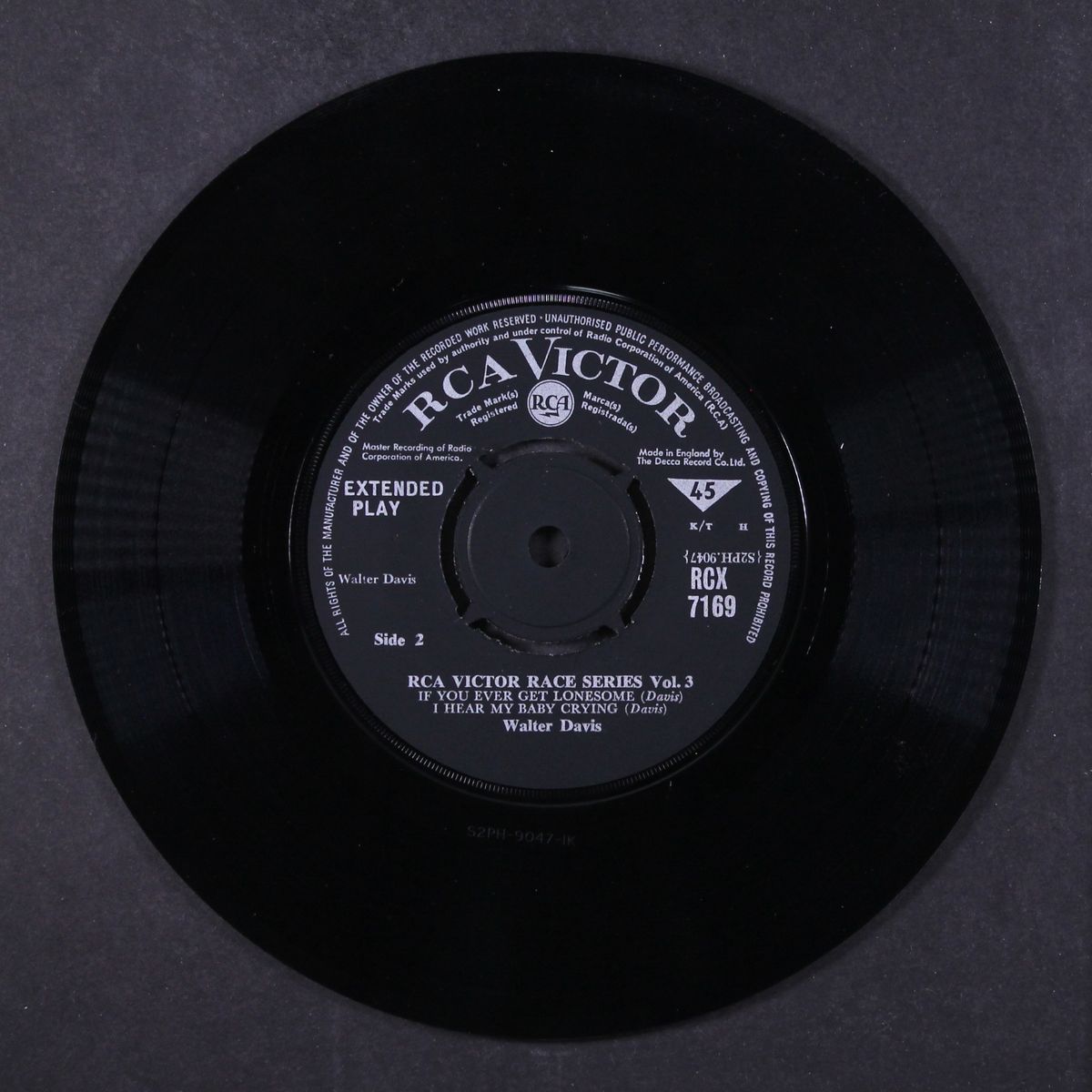rca victor race series, vol. 3 by WALTER DAVIS