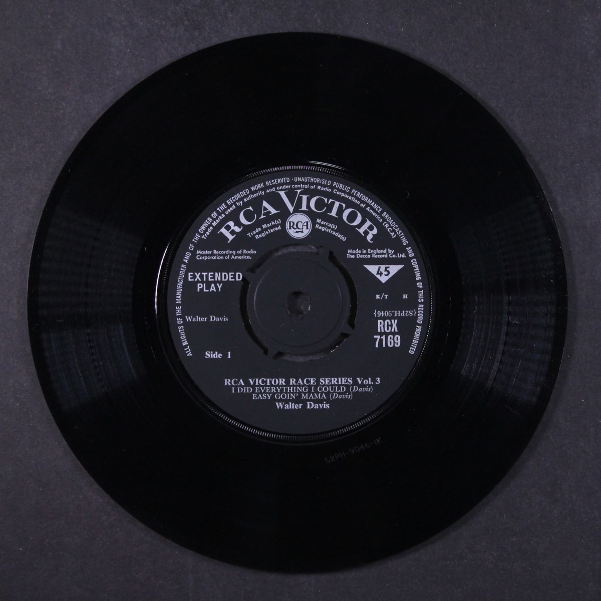 rca victor race series, vol. 3 by WALTER DAVIS