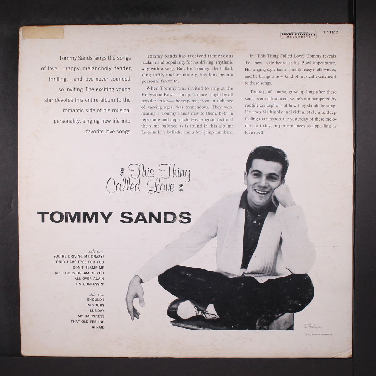 this thing called love by TOMMY SANDS