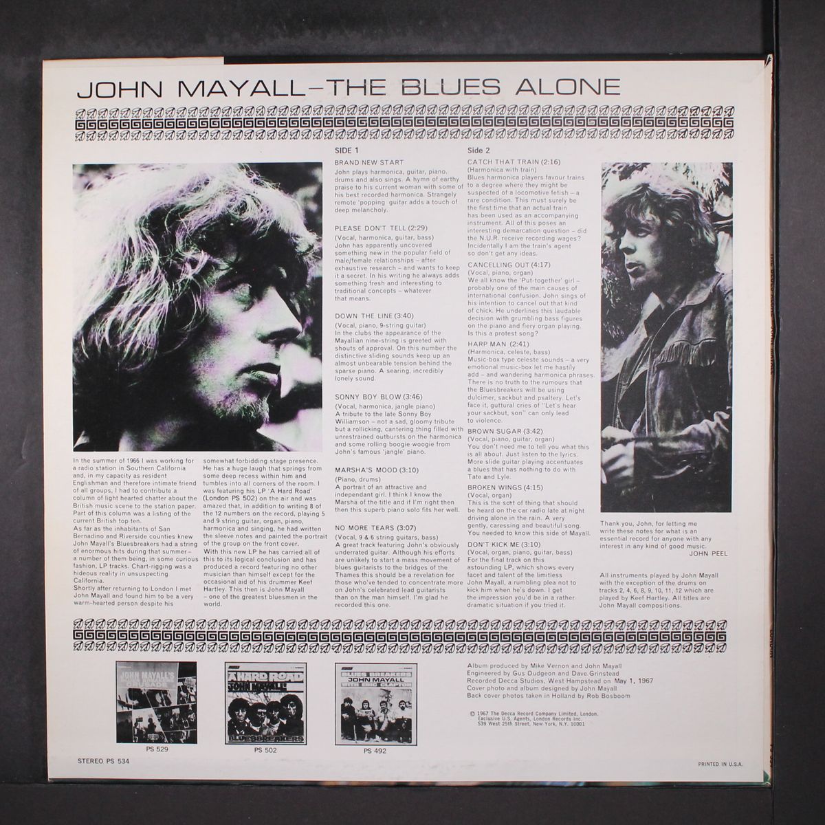 the blues alone by JOHN MAYALL