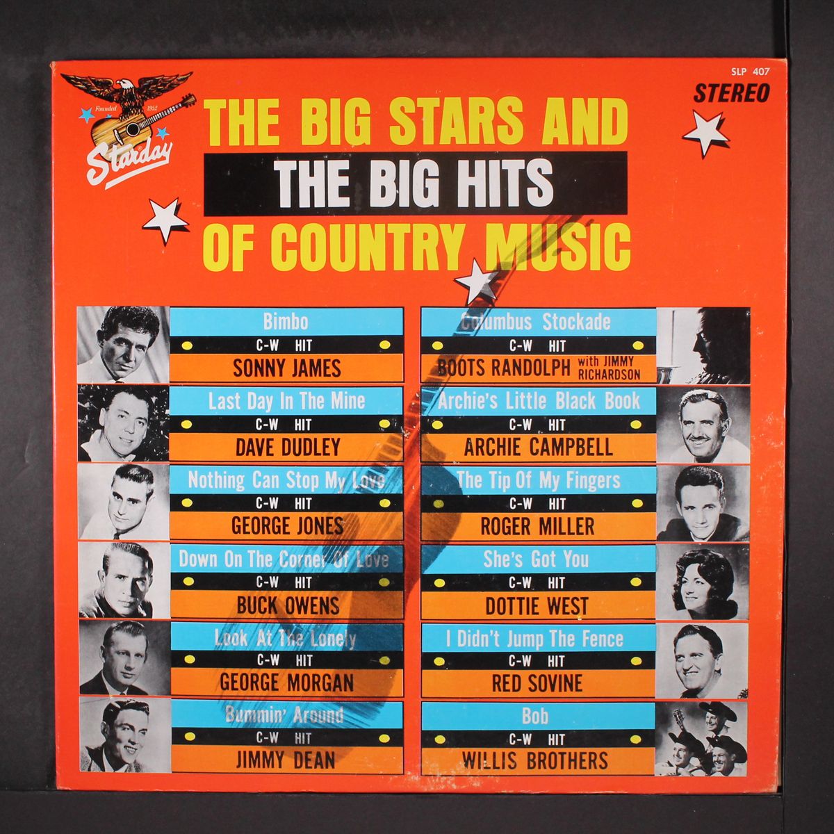 the big stars and big hits of country music by VARIOUS