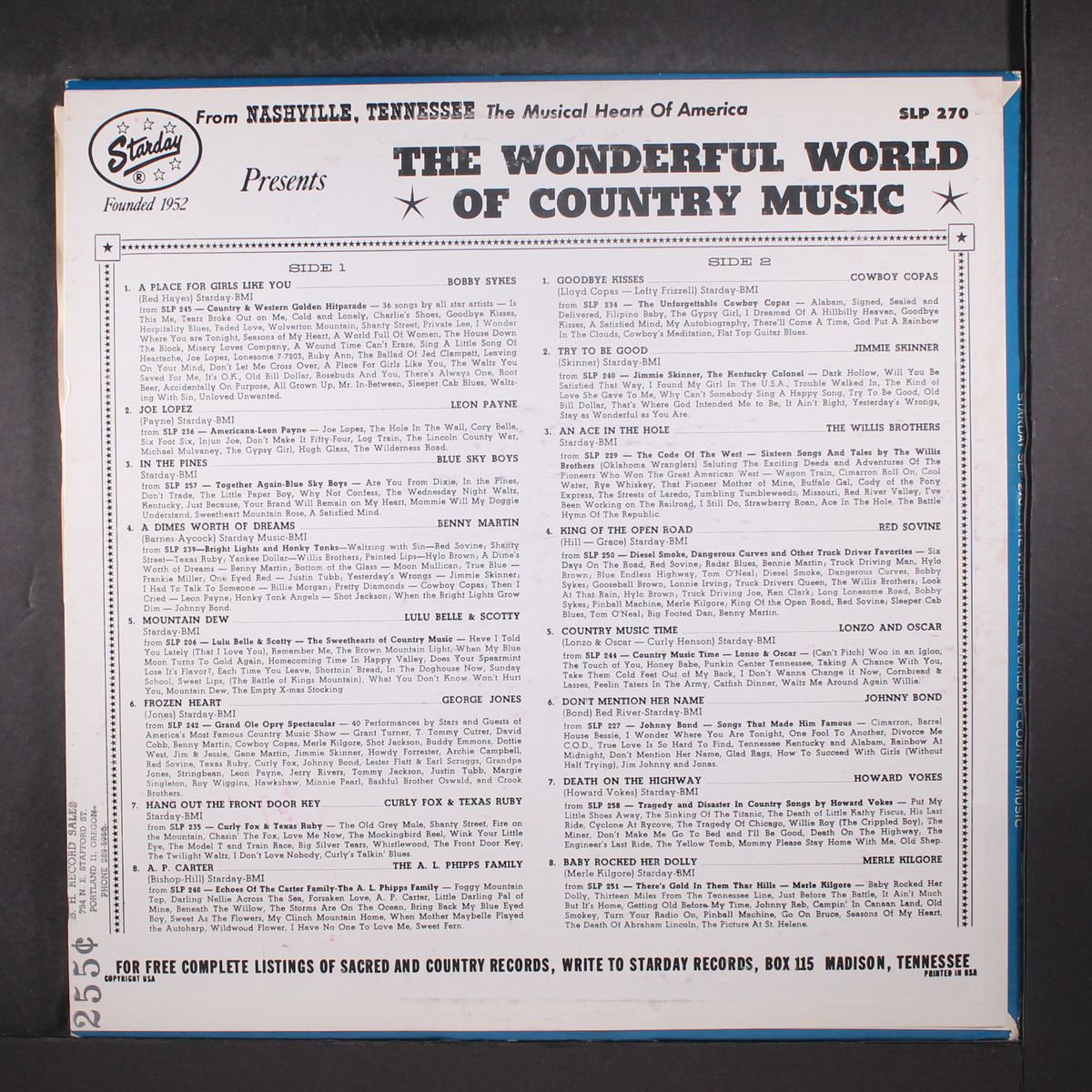 the wonderful world of country music by VARIOUS