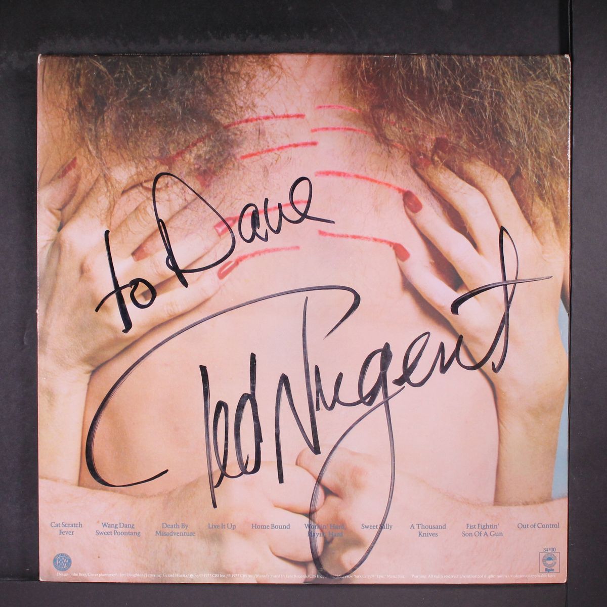 cat scratch fever by TED NUGENT