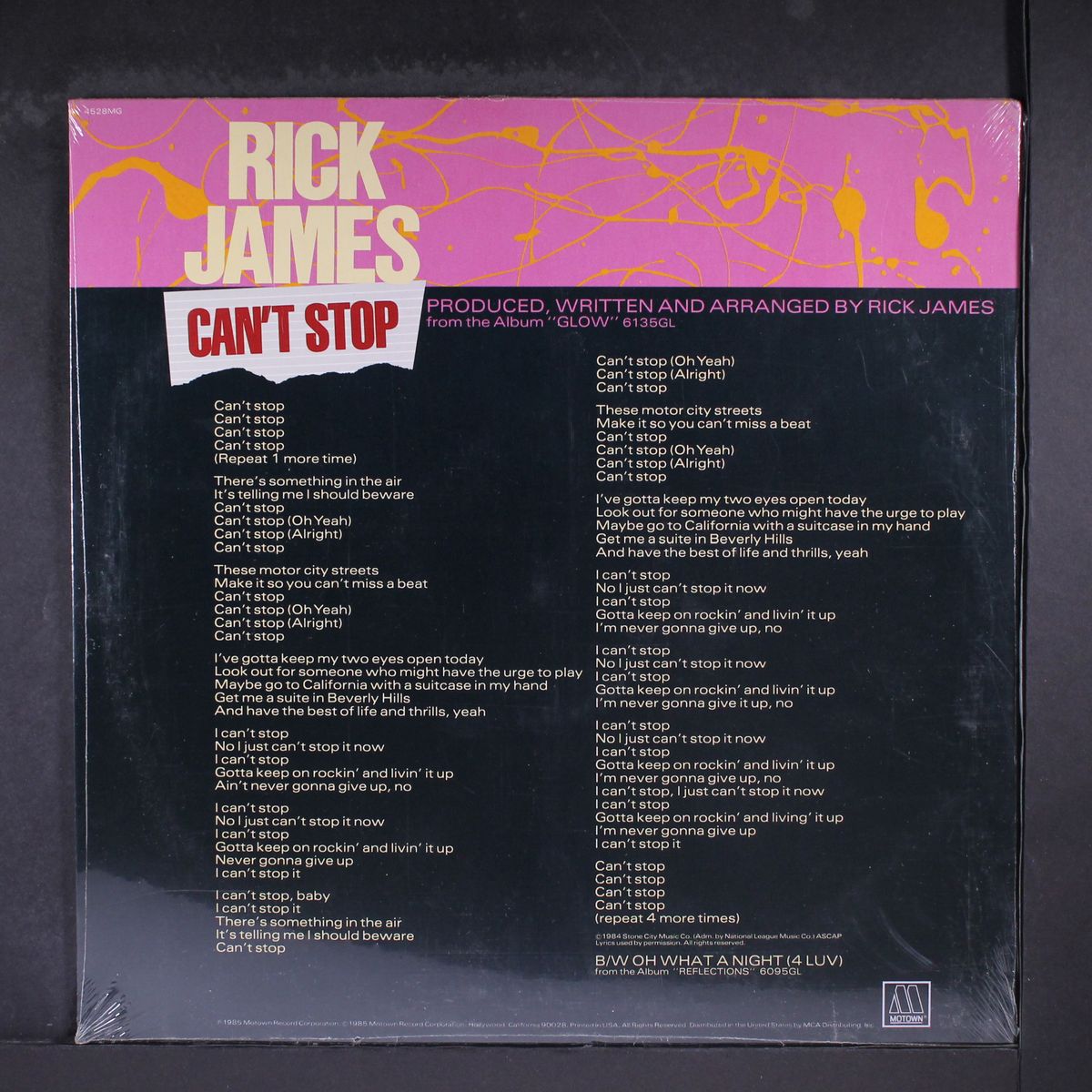 can't stop by RICK JAMES