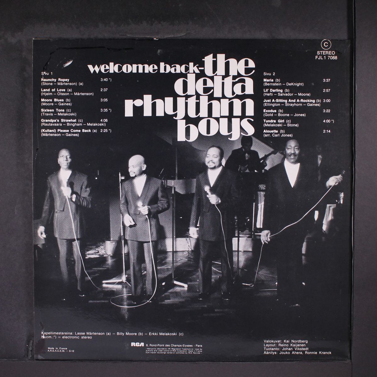 welcome back by DELTA RHYTHM BOYS