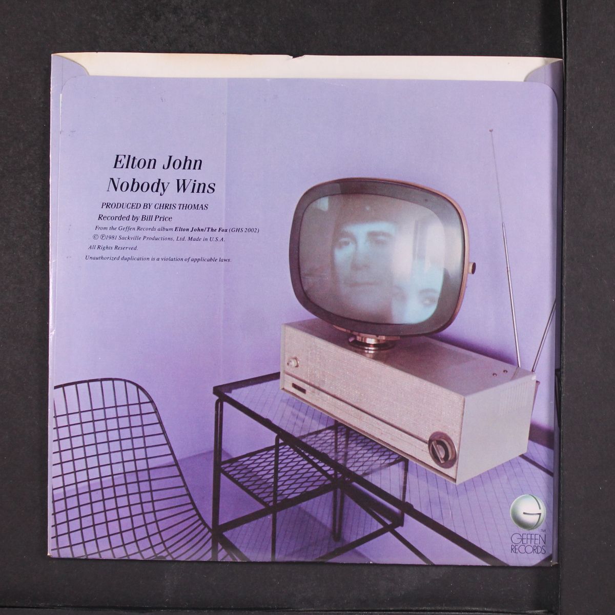 nobody wins / fools in fashion by ELTON JOHN