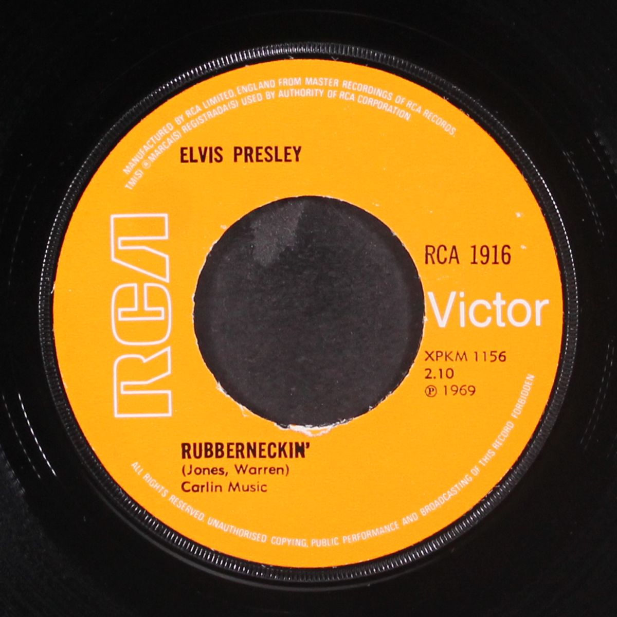don't cry daddy / rubberneckin' by ELVIS PRESLEY