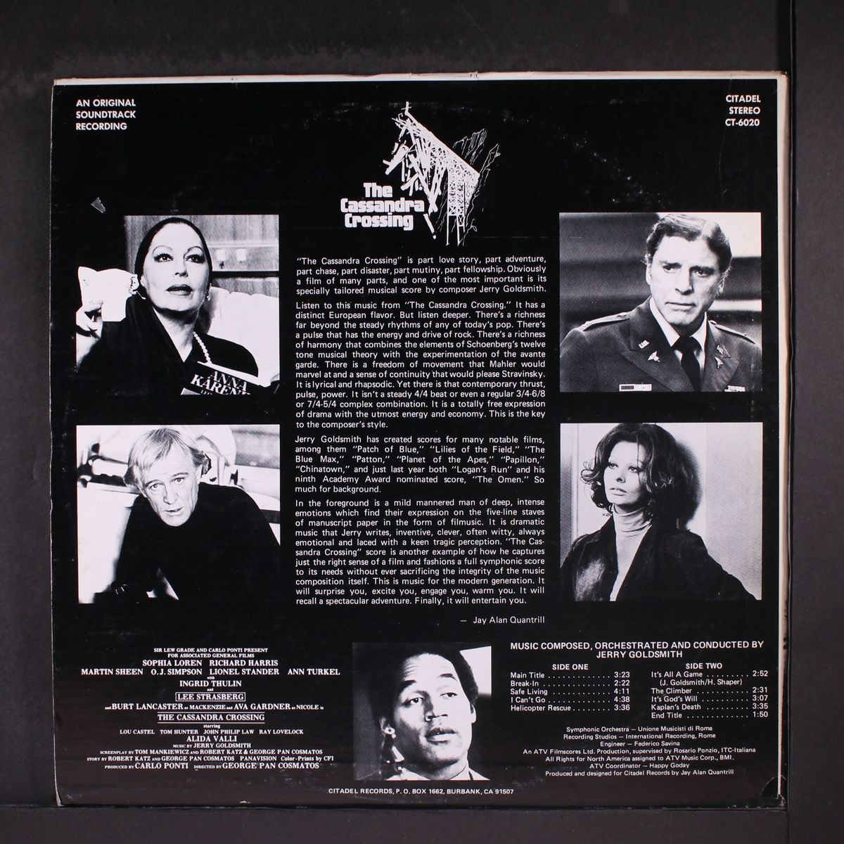 the cassandra crossing by SOUNDTRACK