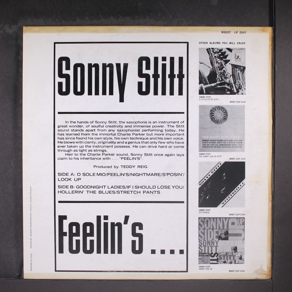feelin's by SONNY STITT