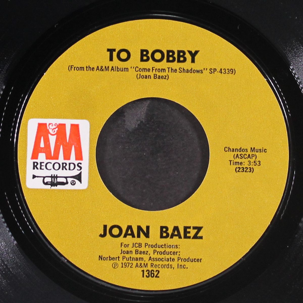 in the quiet morning / to bobby by JOAN BAEZ