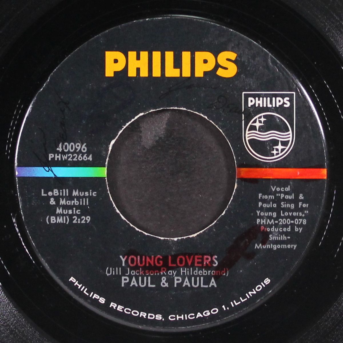 young lovers / ba hey be by PAUL & PAULA