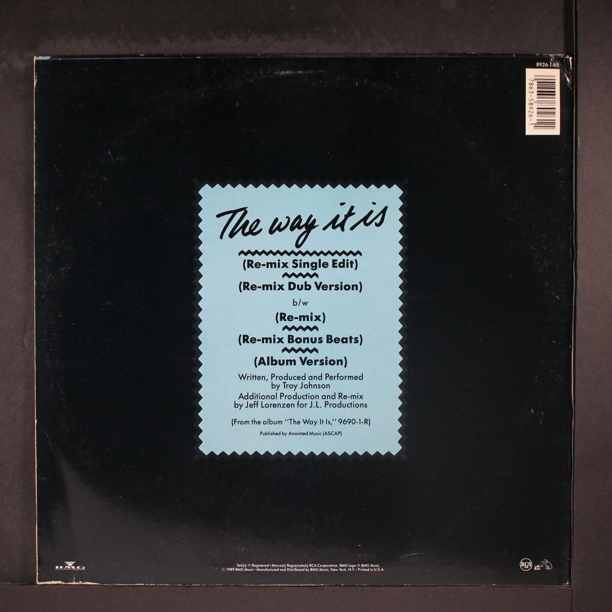 the way it is by TROY JOHNSON