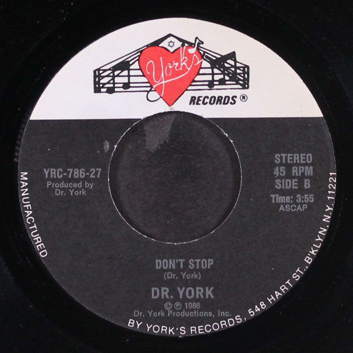 it's on me / don't stop by DR. YORK