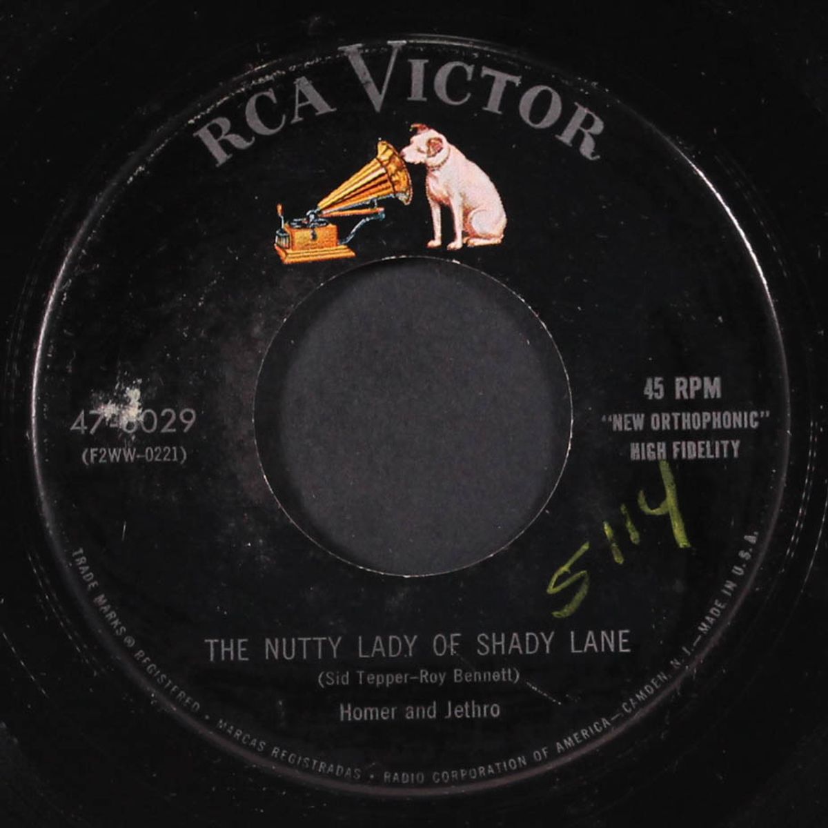 mister sandman / the nutty lady of shady lane by HOMER & JETHRO