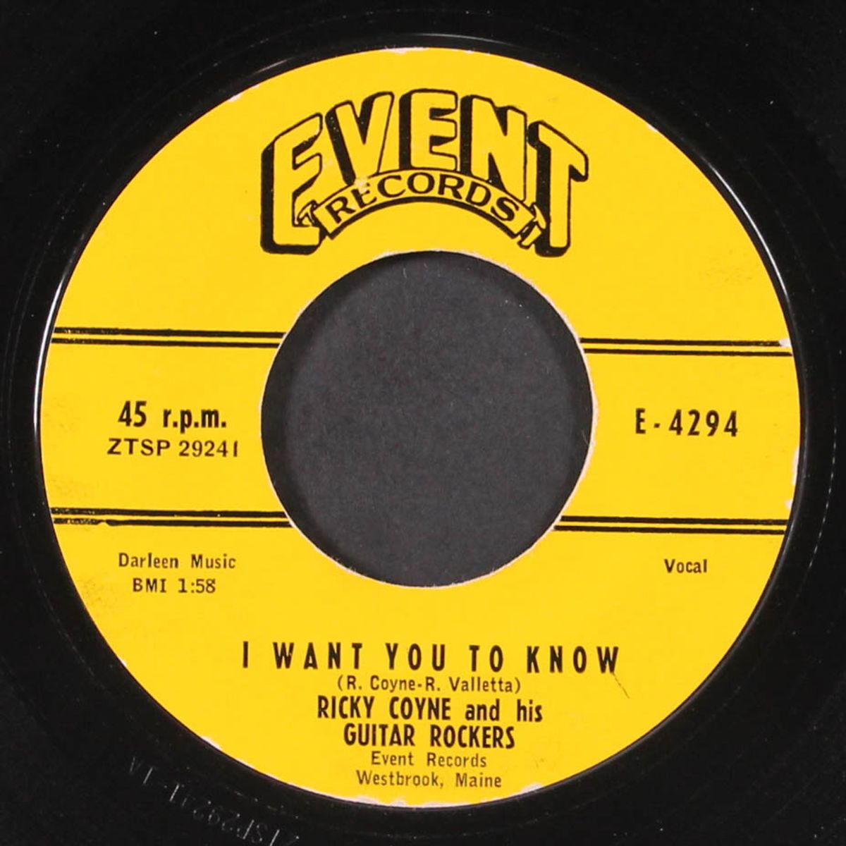 angel from heaven / i want you to know by RICKY COYNE