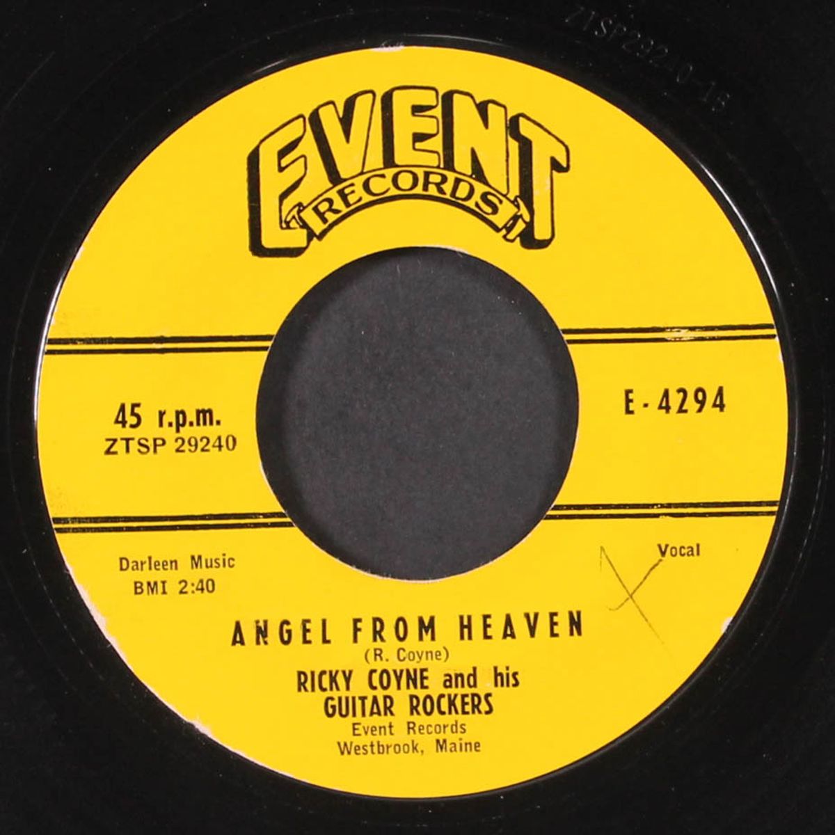 angel from heaven / i want you to know by RICKY COYNE
