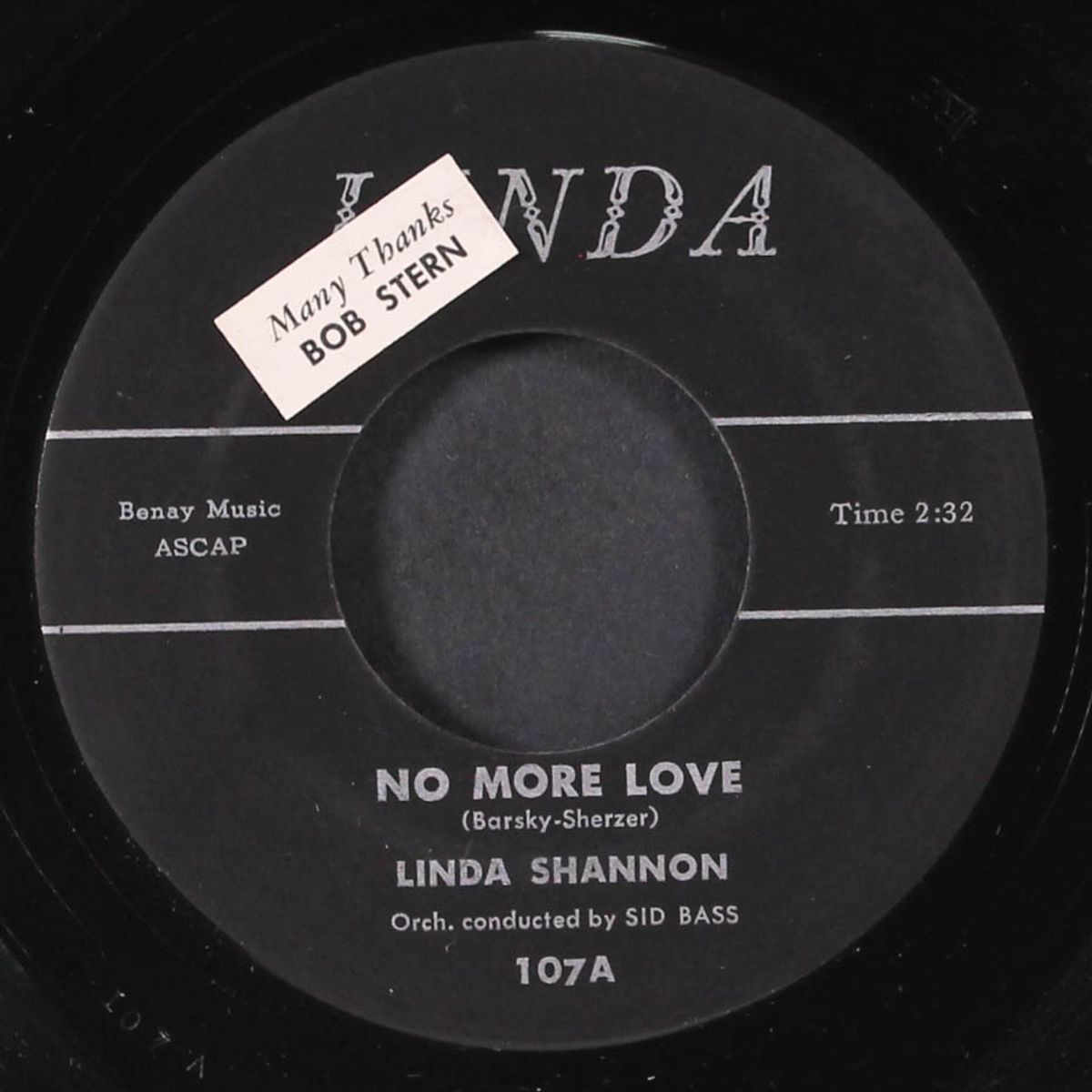 johnny darling / no more love by LINDA SHANNON