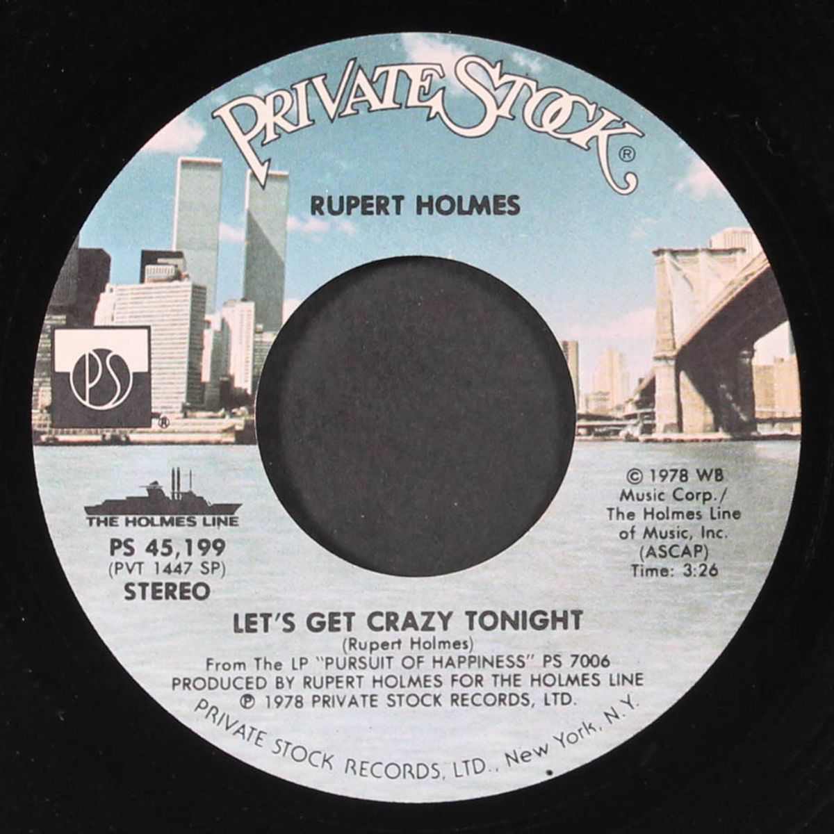 let's get crazy tonight / the long way home by RUPERT HOLMES