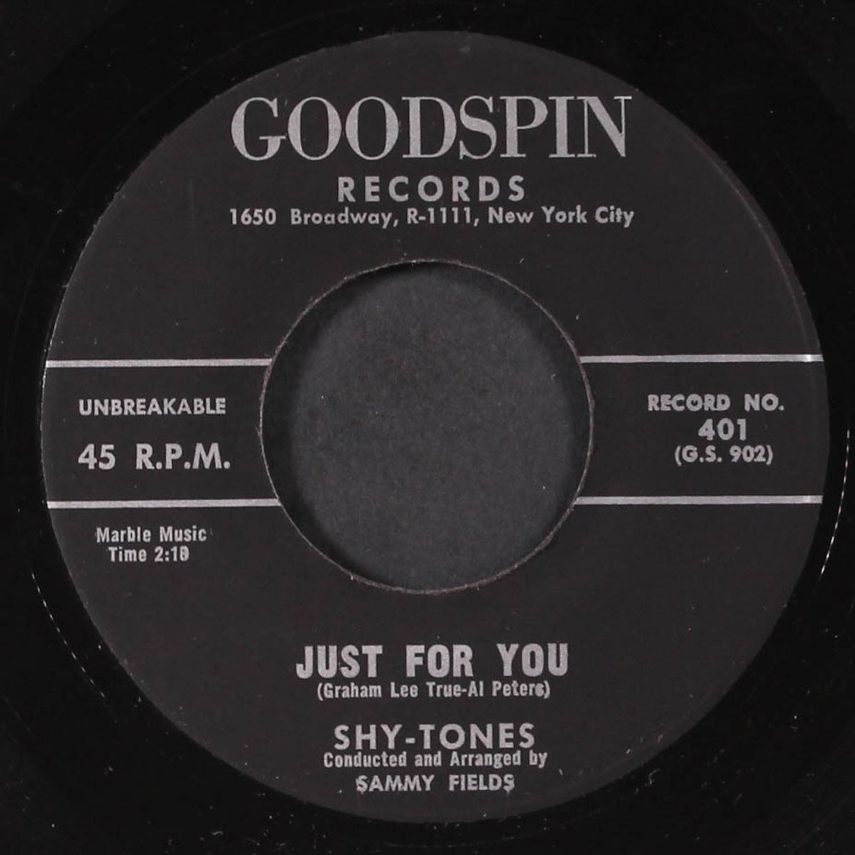 a lover's quarrel / just for you by SHY-TONES