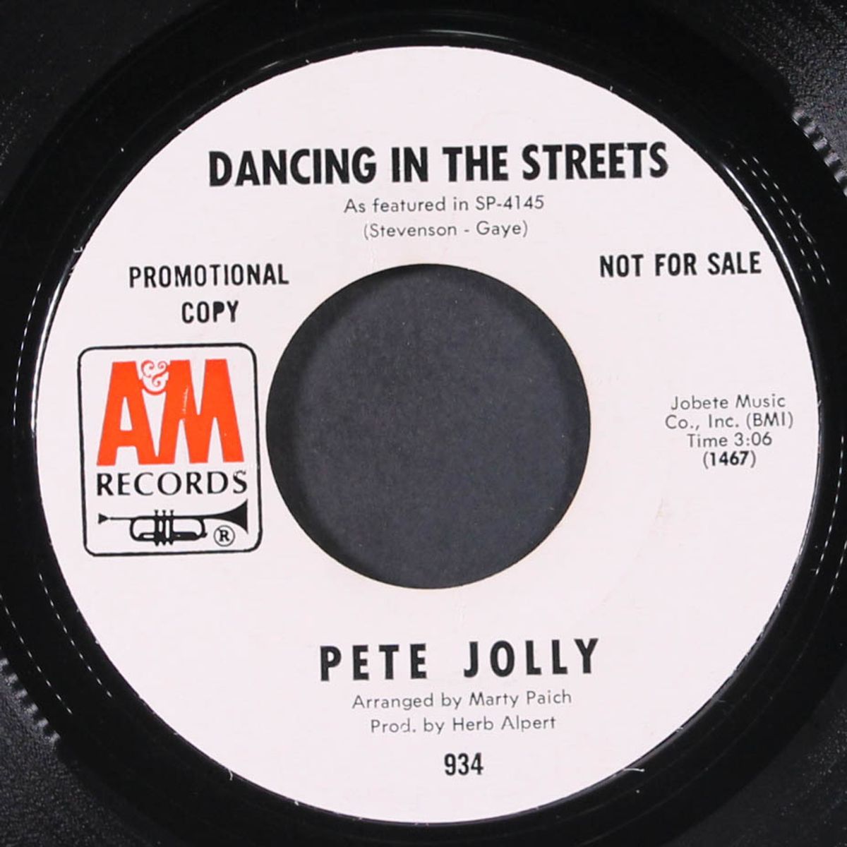 love so fine / dancing in the streets by PETE JOLLY