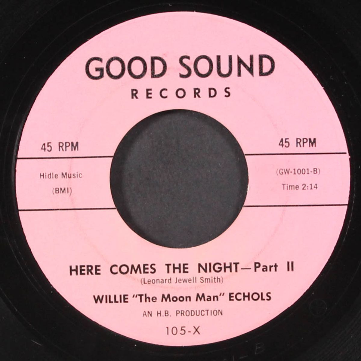 here comes the night / part 2 by JIMMY NORMAN / WILLIE 'THE MOON MAN' ECHOLS