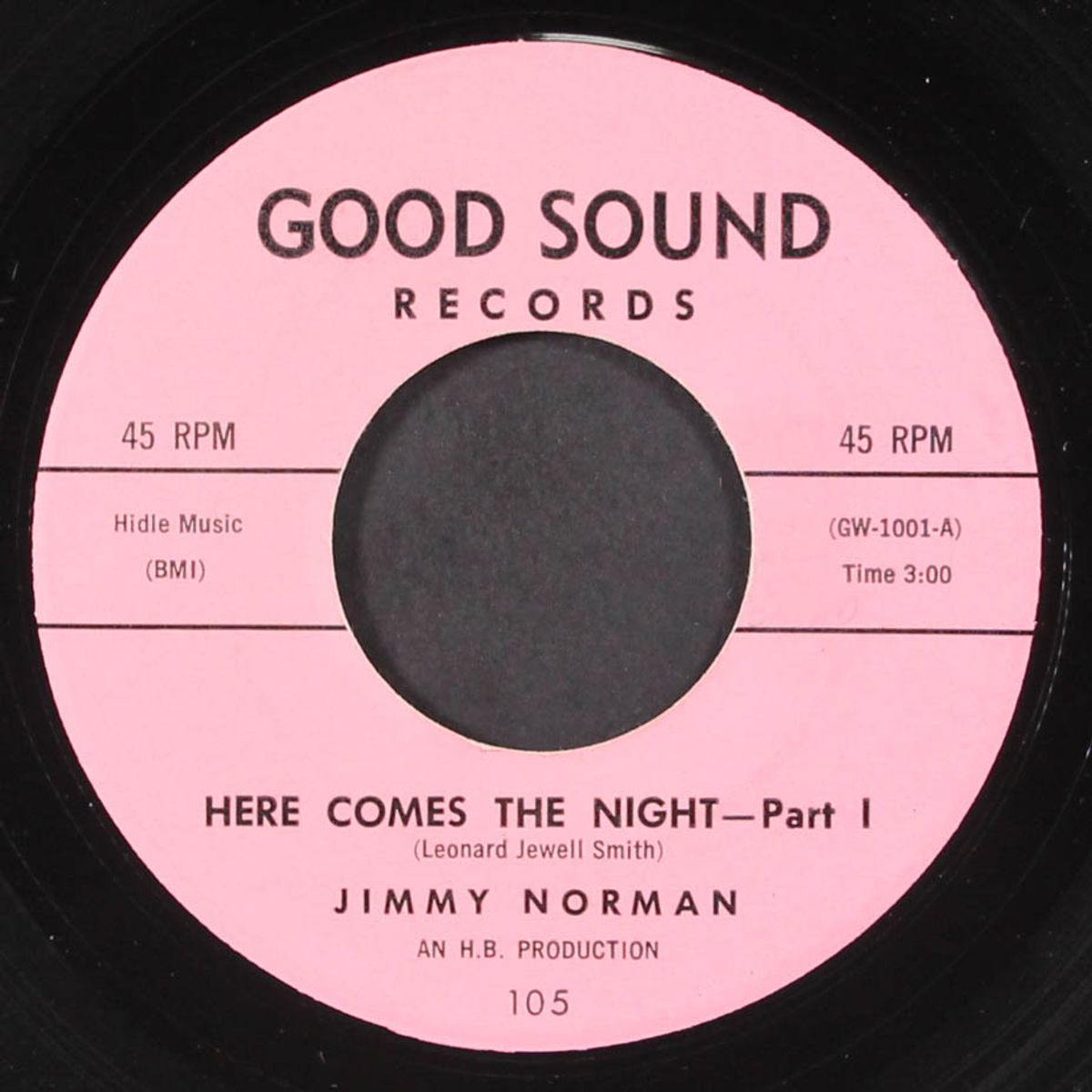 here comes the night / part 2 by JIMMY NORMAN / WILLIE 'THE MOON MAN' ECHOLS