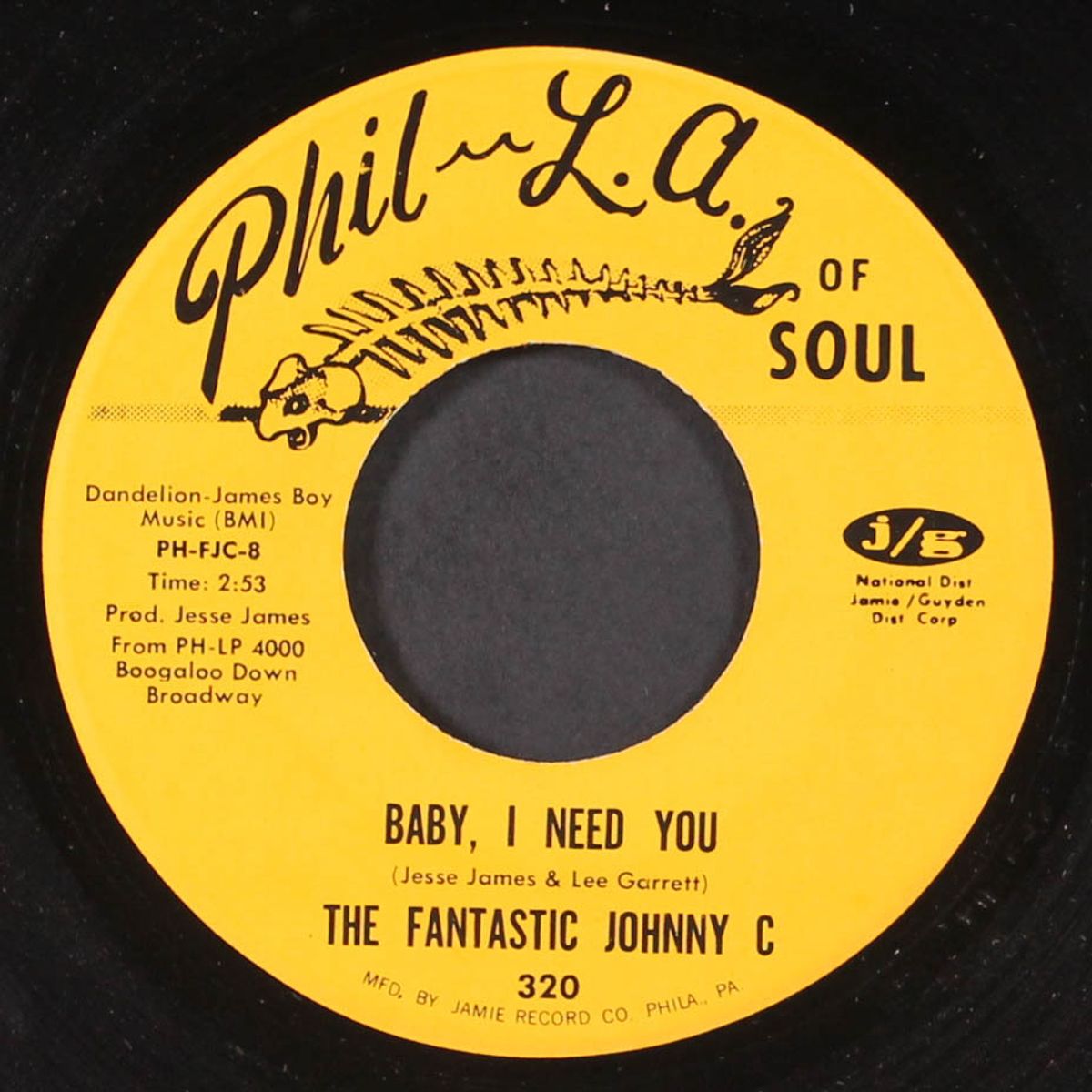 some kind of wonderful / baby, i need you by FANTASTIC JOHNNY C