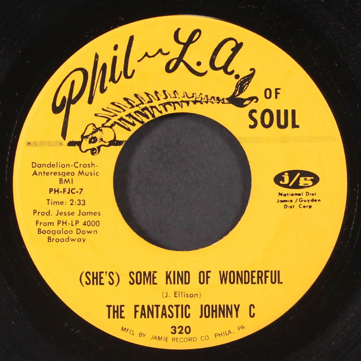 some kind of wonderful / baby, i need you by FANTASTIC JOHNNY C