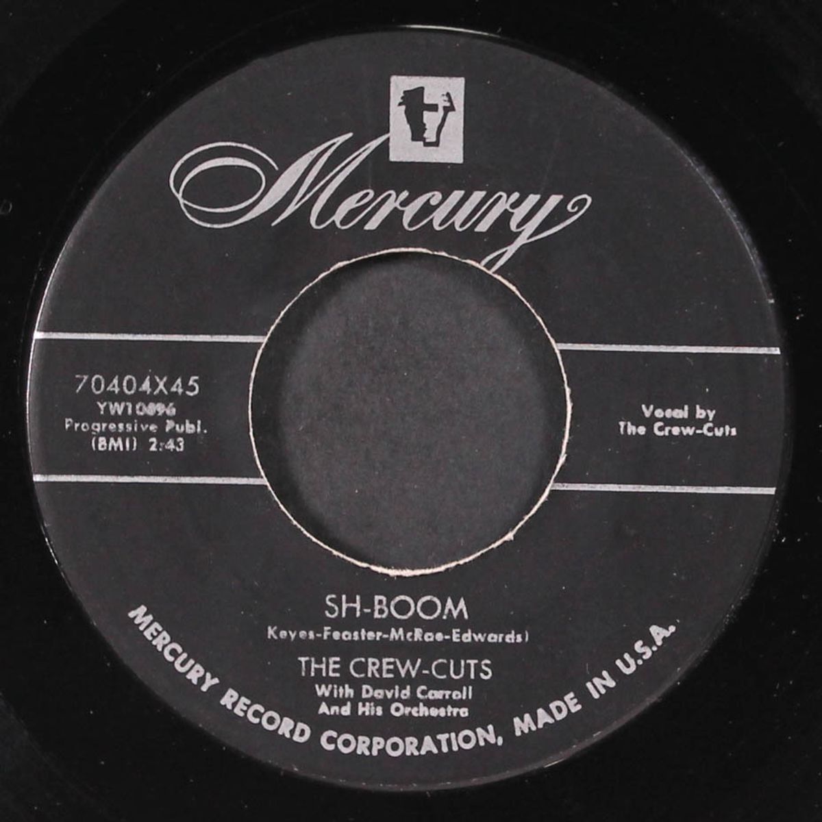 sh-boom / i spoke too soon by CREW-CUTS